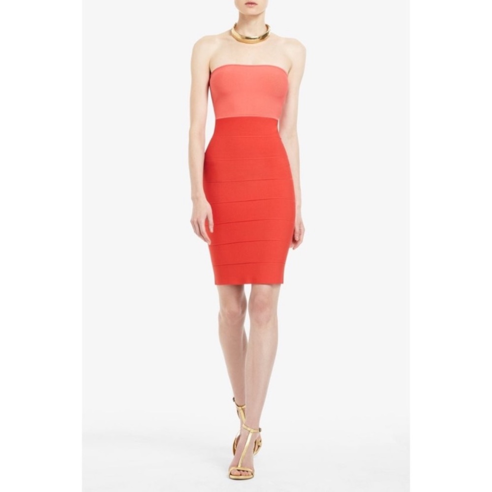 BCBGMaxAzria Strapless Bodycon Dress in Small